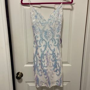 NWT Small White Bedazzled Bodycon Dress from Windsor